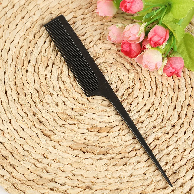 여성 가정 어린이 날카로운 꼬리 빗, 헤어 염색 및 메이크업 빗, 이발소 헤어 스타일링 컬링 빗, 1 개 