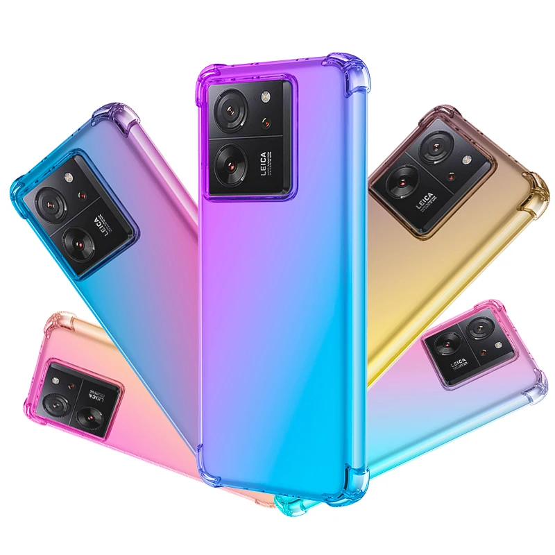 Per Xiaomi 13T Pro Civi3 Xiaomi Poco M6 Pro Redmi 12 5G Note 12R 12S Custodia Per Telefono Hybrid Cute Gradient Tpu Case Redmi K60 Ultra
