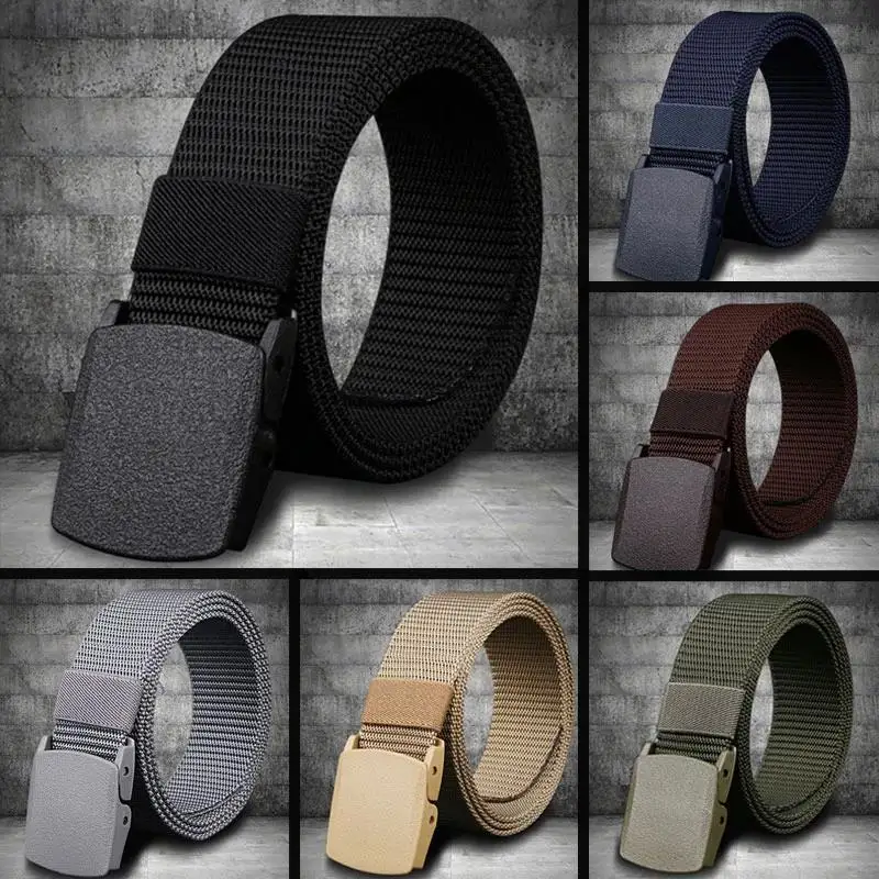 

Ремень мужской Тактический в стиле милитари, нейлоновый брезентовый пояс для тренировок на улице и занятий спортом, пояс для поддержки поясницы и фитнеса