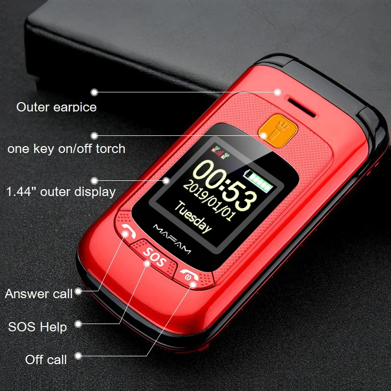 Mafam F899 Flip Elderly Cellphone Flip Phone flip phone