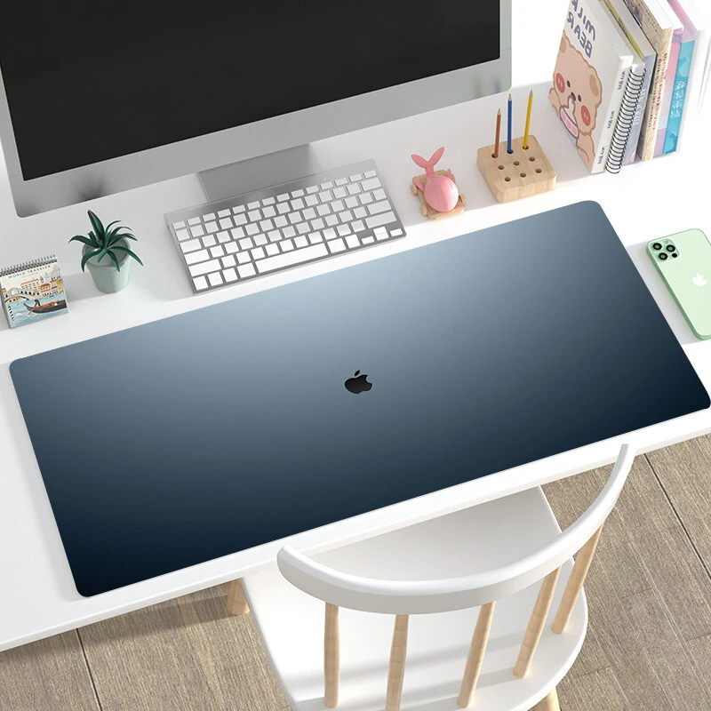 For Apple Mouse Pad Gaming Accessories Desk Mat Pc Gamer Keyboard Office Computer