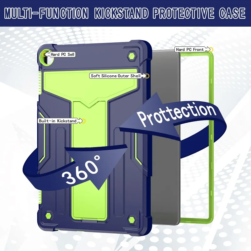 Heavy Duty Shockproof Tablet Cover for 10.1-inch Lenovo Tab M10
