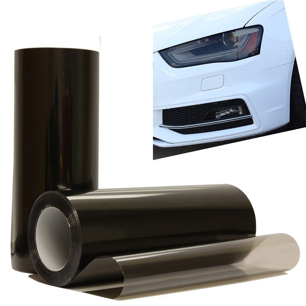 Smoke Dark Black Blue Red Transparent Car Tint Film Vinyl Wrap Stickers ...