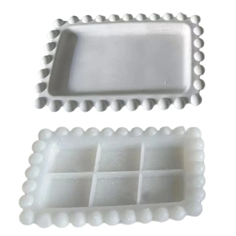 

Лоток для хранения прямоугольной формы, силиконовая форма, контейнер для ювелирных изделий, форма для смолы 124A