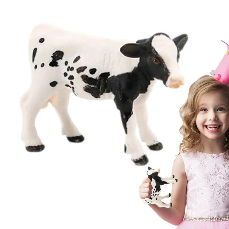 

Фигурка коровы, Реалистичная корова Holstein, игрушки, ферма, животные, обучающая игрушка, ферма, игрушка корова, садовый декор, игрушка, корова, подарок для вас
