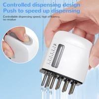 Masseur électrique de cuir chevelu, peigne de Massage par Vibration à lumière rouge, huile essentielle, Guide liquide, masseur Anti-perte de cheveux, outil de soins du cuir chevelu 5