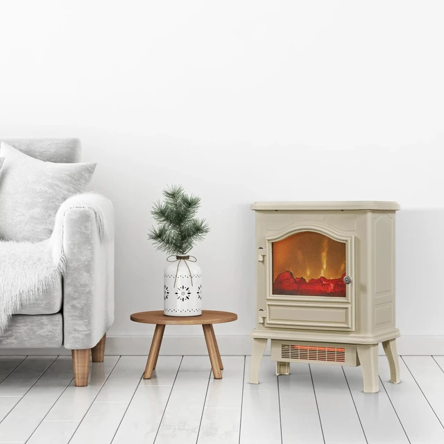 Powerheat Infrared Quartz Electric Stove Heater, 1500W, Cream electric  fireplace Home Appliance - AliExpress