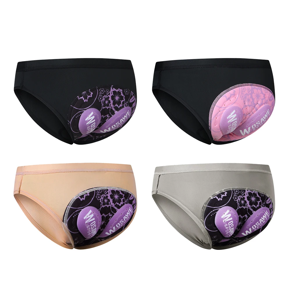 Caleçon De Cyclisme Femme Gel 3D Rembourré - Respirant Et Confortable Pour Vélo, Gris XXL