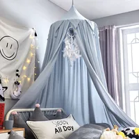 Baby Canopy Mosquito Children Room Decoration Crib Netting Baby Tent Hung Dome Baby Mosquito Net Photography Props 4