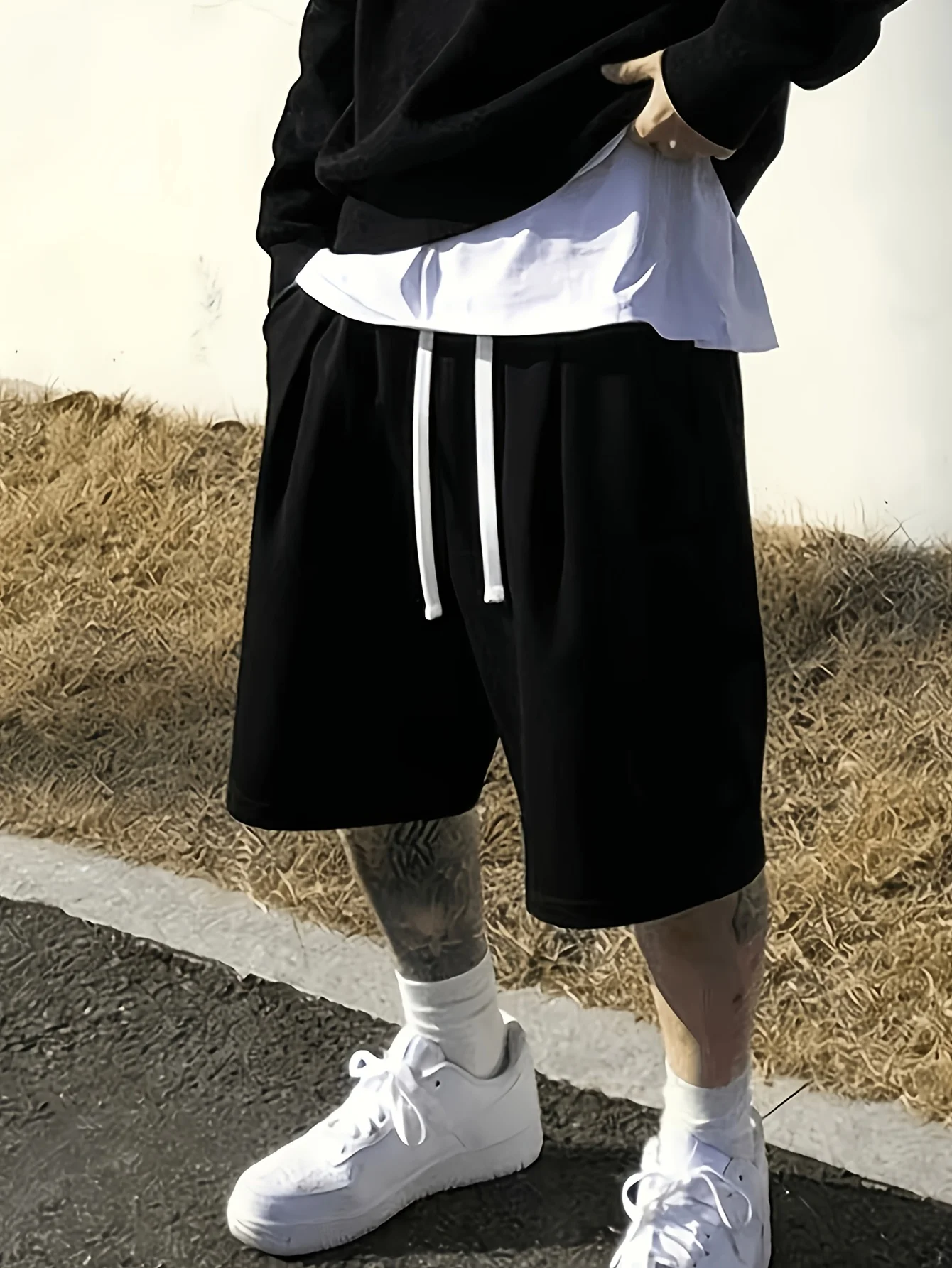 Abbigliamento estivo alla moda, pantaloncini sportivi, stile Y2K, abbigliamento casual da strada per tutti i giorni, pantaloncini versatili per viaggi all'aperto, scelta ideale - immagine 6