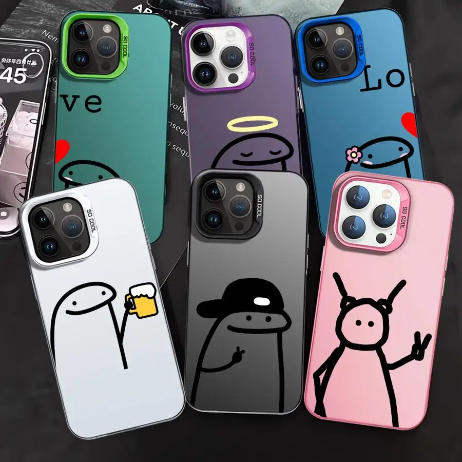 Charming Match Man Matte Phone Case with Enhanced Back Cover