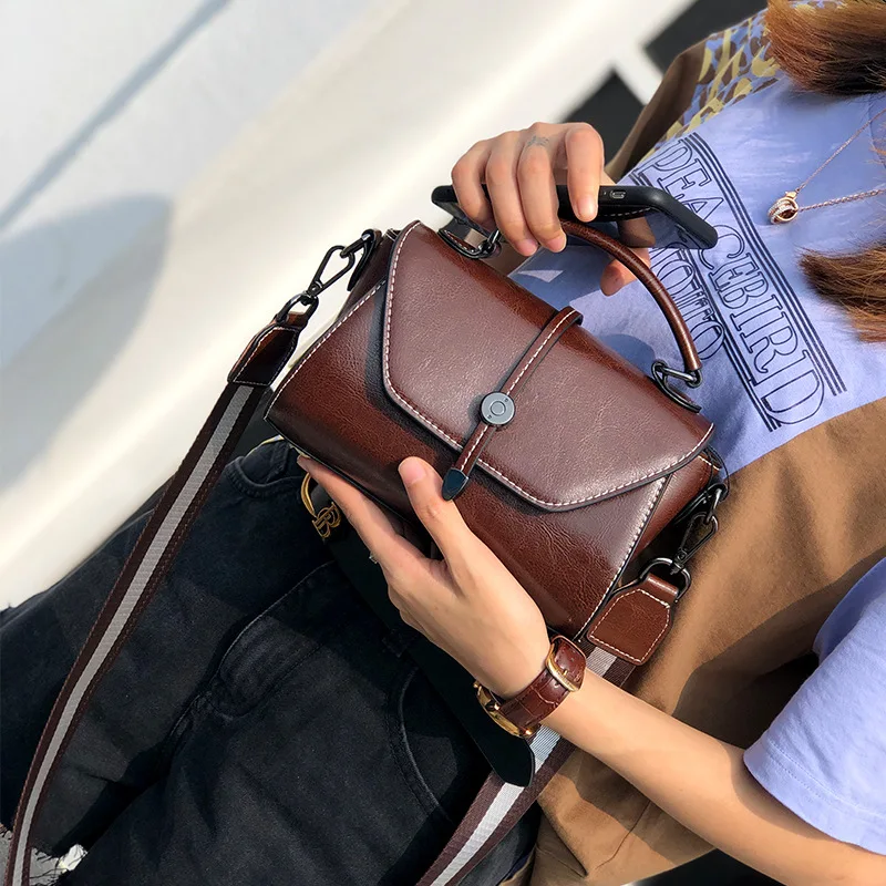 Small Phone Bag Women's Handbag Luxury Shoulder Bag Ladies Cowhide Leather Purse Messenger Crossbody Bag Summer Simple Versatile