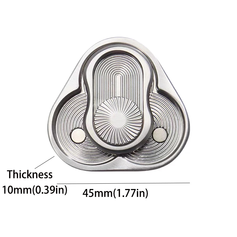 Funny Magnetic Fidget Slider Adult EDC Metal Fidget Toy ADHD Hand Spinner Autism Sensory Toys Anxiety Stress Relief Adult Gifts 3
