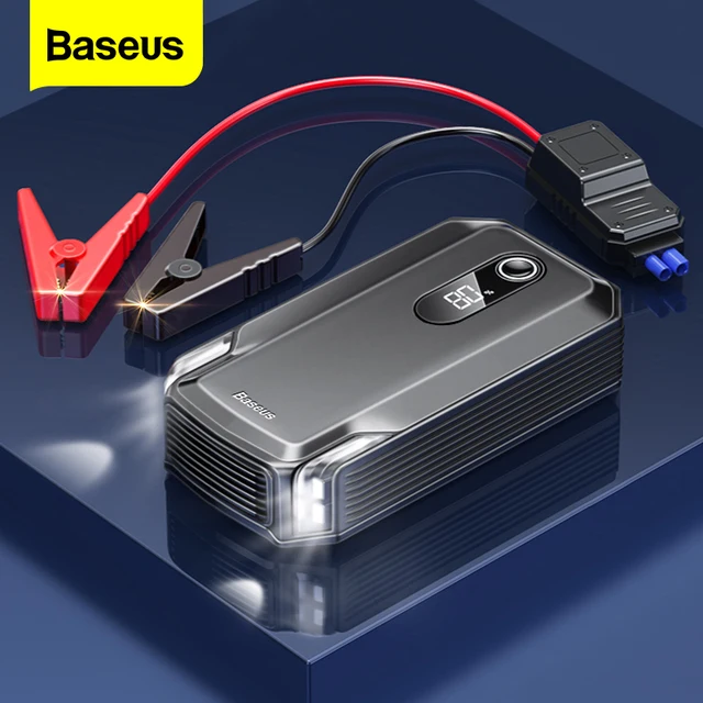 Baseus 20000mAh Jump Starter Power Bank 2000A 12V Portable Car Battery Starter