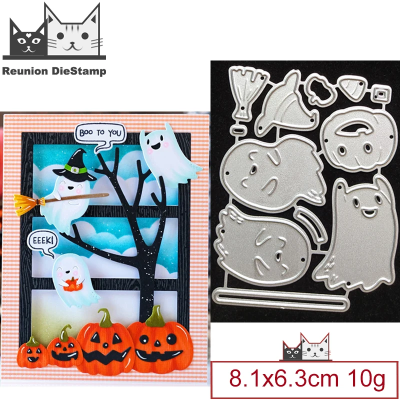 Troqueles De Corte De Metal Para Manualidades De Halloween W