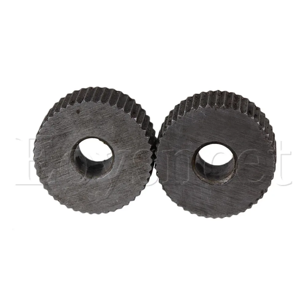2x Anti Slip Single Straight Coarse 1.2mm Linear Knurling Wheel for Metal Lathe, knurling tool set