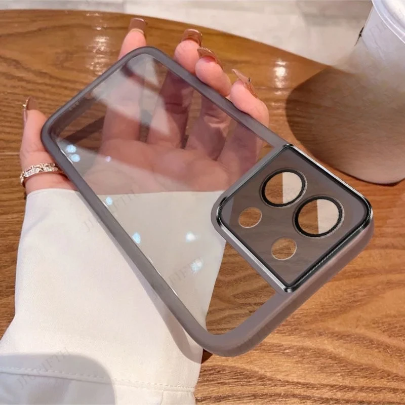 Transparent Silicone Phone Case with Camera Lens Protection for Motorola Edge 60 Series