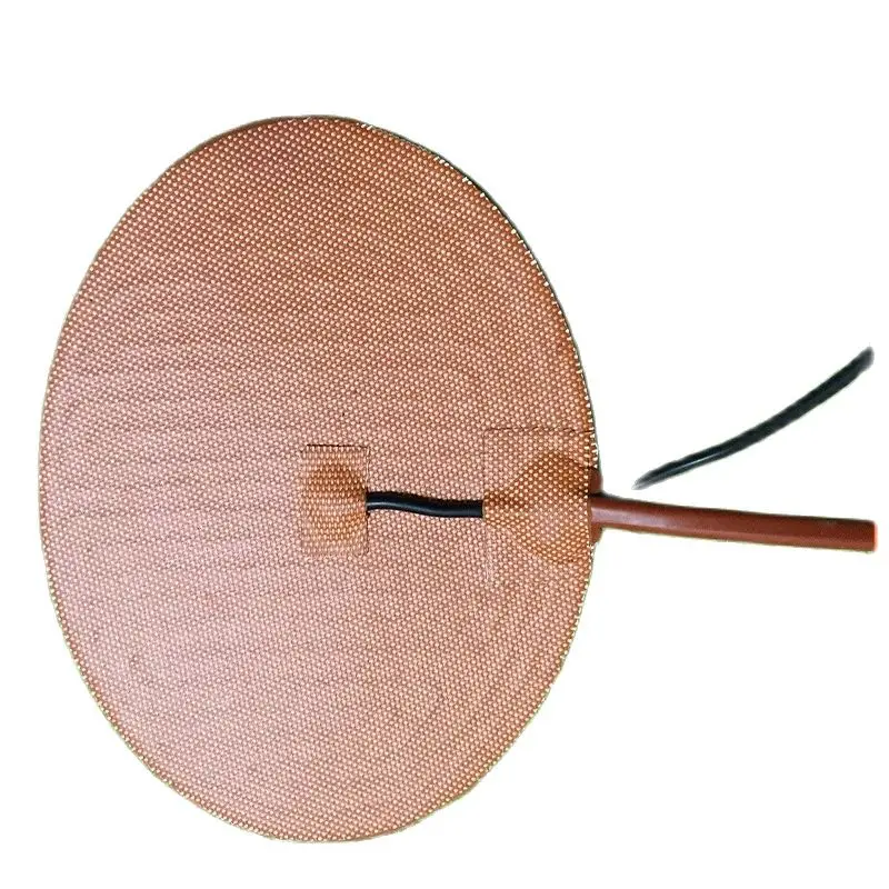 Rotondo 300Mm 24V 300W Silicio Riserva Letto Ntc100 K Termistore Elemento Riscaldante Flessibile Letto Riscaldante