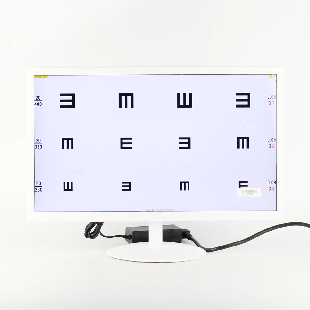 Monitor per esame oftalmico per proiettore per test visivi con grafico di acquisità visiva LCD da 21,5 pollici - immagine 3
