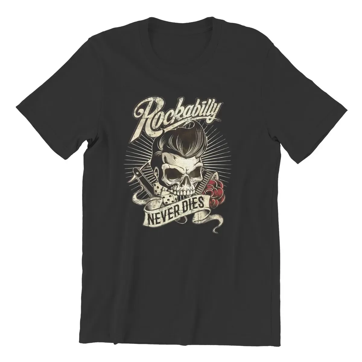 

American Retro Singer Printed Short sleeved Men's Fashion Trend T-shirt 2024 Summer New Fitness Sports Breathable Y2K Tops