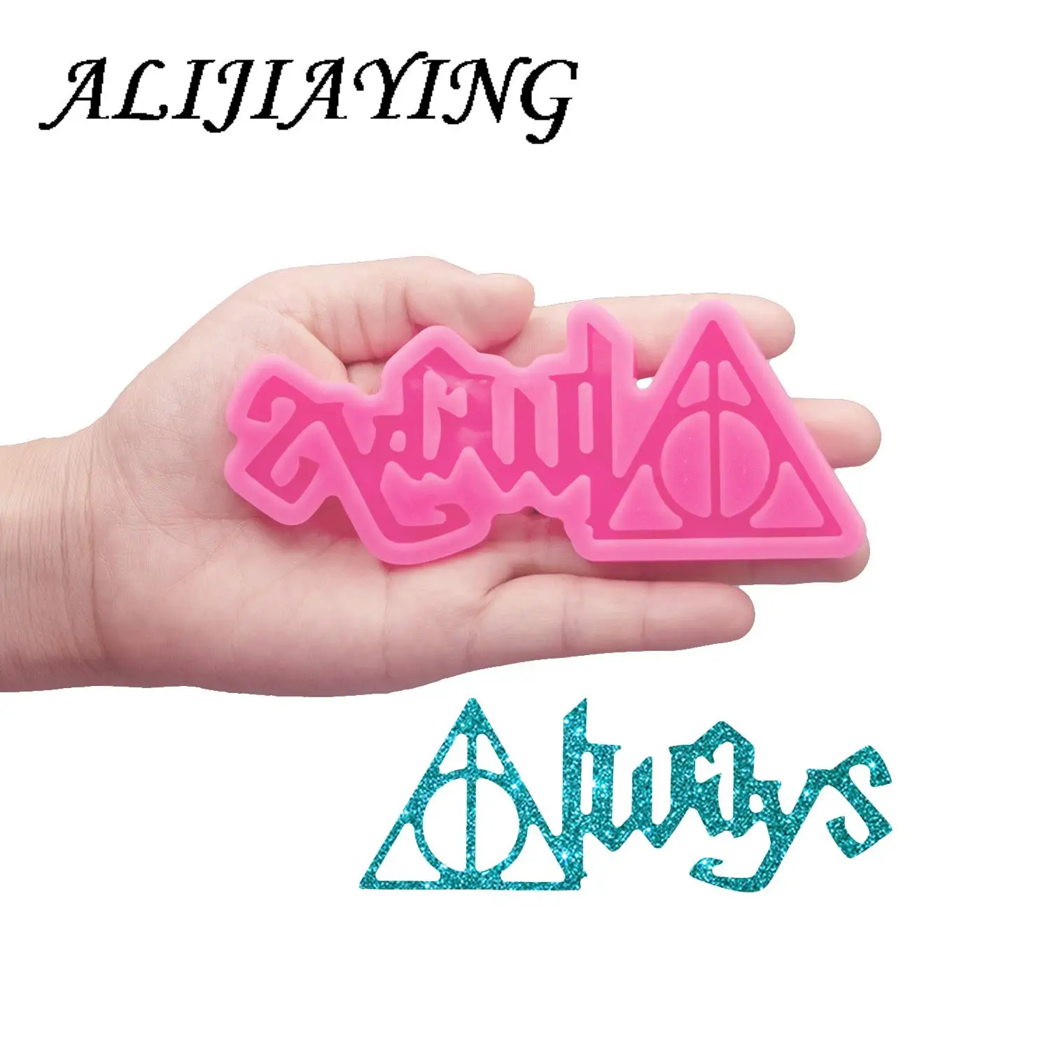Magie Schule Zeichen Junge Formen Silikon Form für Keychain Harz Handwerk DIY Epoxy, Fondant Schokolade Kuchen Dekoration Formen DY0085 – Detail 1