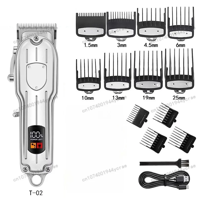 Professional Cordless Hair and Beard Trimmer Set for Men – Ideal Grooming Gift