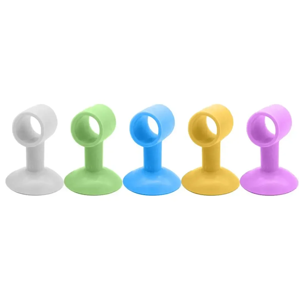 

2PCS Wall Mute Crash Pad Doorknob Door Cabinet Handle Lock Silencer Anti-Collision Silicone Cushion Stopper