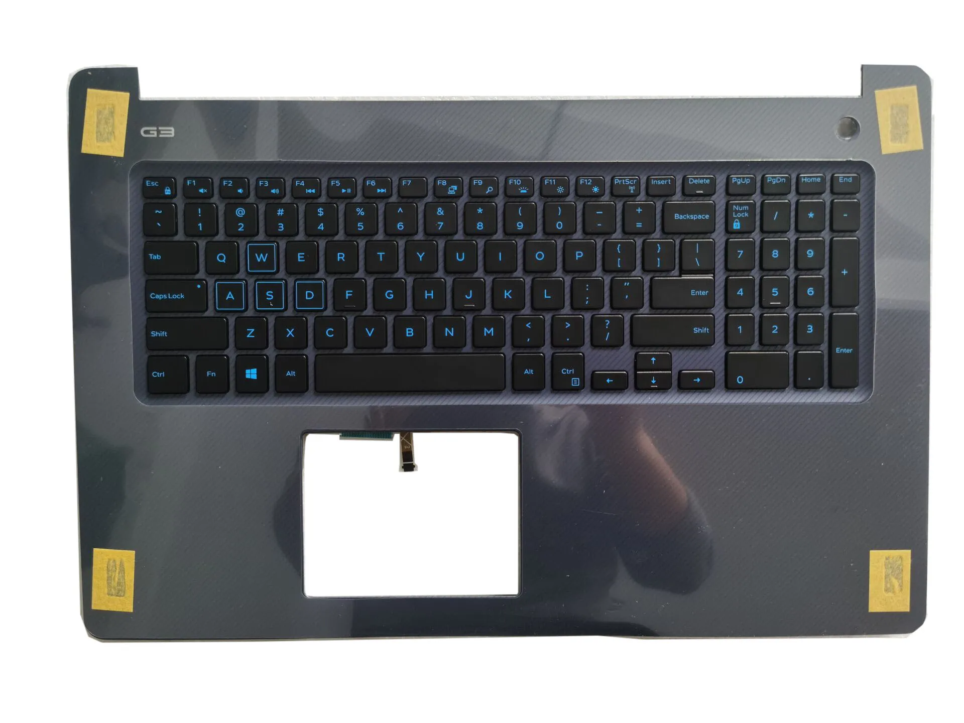 Backlit us Teclado Russo para Dell Inspiron g3 173779 3799 5779 com Palmrest Case da Tampa Superior Novo - Imagem 3
