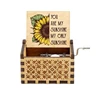 Wooden Hand-operated Type Music Box Can't Help Fall in Love You are My Sunshine Valentine's Day Gift Birthday Present to Wife 3