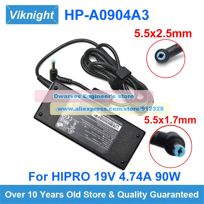 

Genuine 19V 4.74A 90W AC Adapter HP-A0904A3 Laptop Charger For ACER ASPIRE 5741 4741 4820TG 8735 GATEWAY ZX4801 WD NAS DRIVE