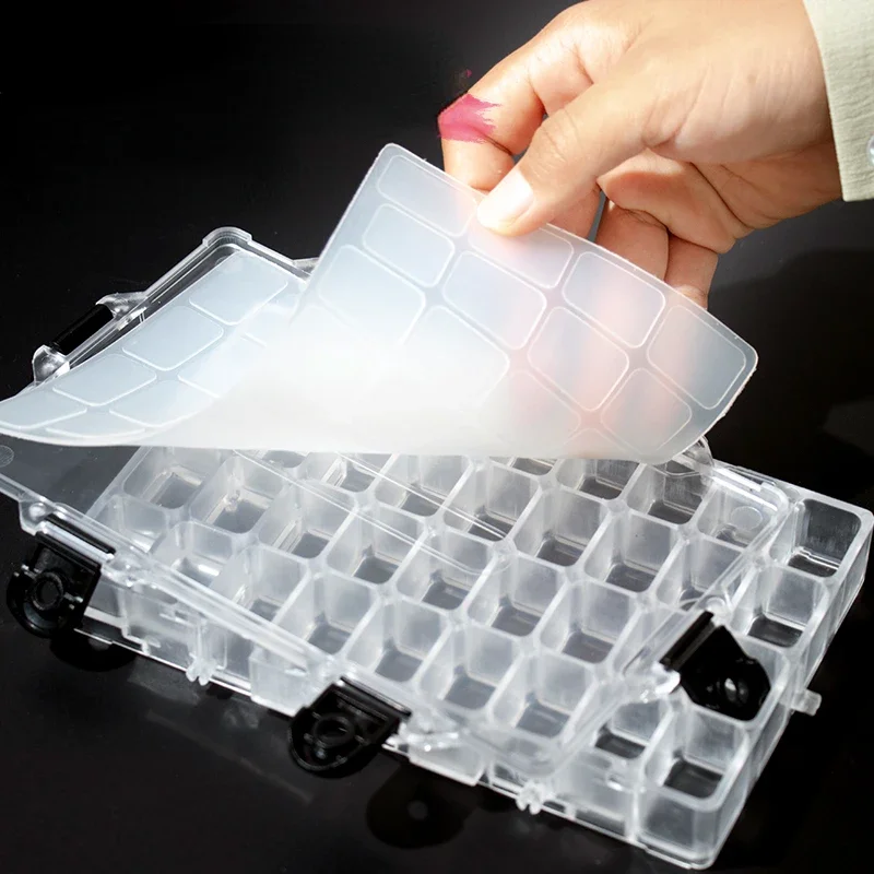 24/36 Grid Watercolor Acrylic Paint Moisturizing Storage Box Portable Outing Painting Tray Artist Creation Supplies paint tray color palette watercolor palette