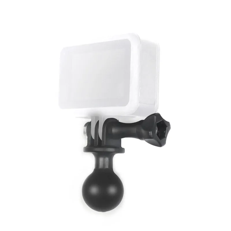 Kugelhalterungsadapter für Gopro Hero 13 12 11 10 DJI Insta360 X4 AKASO SJCAM Sportkamera für RAM-Halterungen, drehbare Kugelkopfhalterung – Detail 3