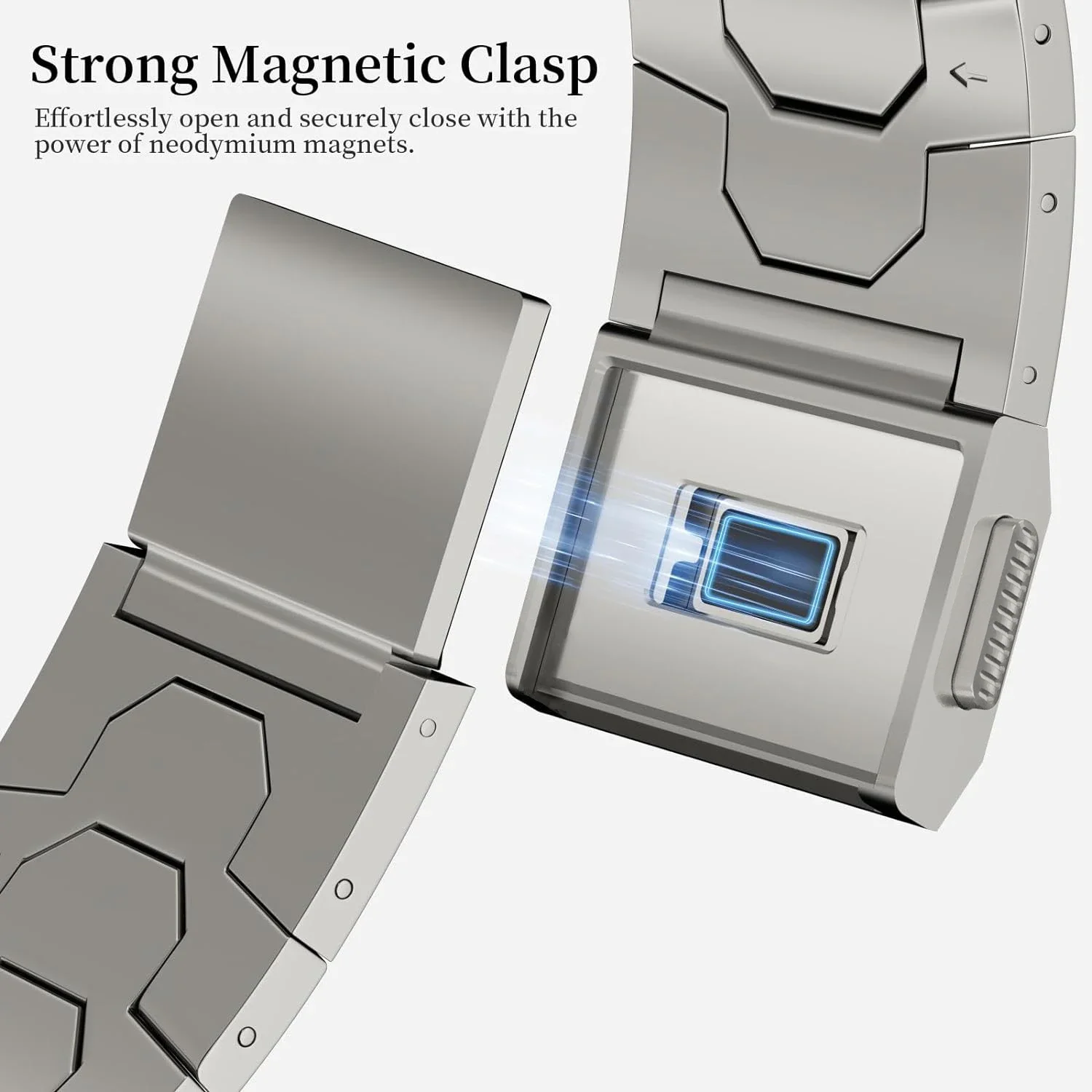 High-End Magnetic Stainless Steel Wristband Bracelet