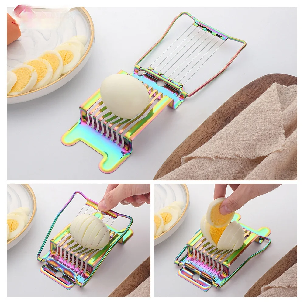 High-quality stainless steel slicer Kitchen baking gadget melon fruit egg flower petal slicer kitchen accessories