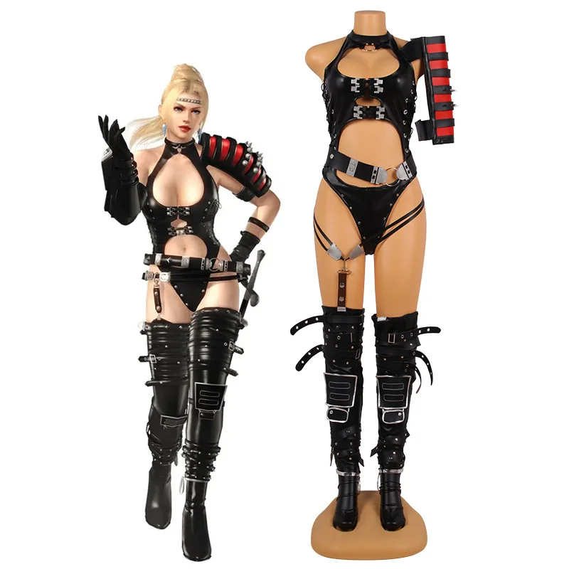 

Game Dead or Alive Rachel Cosplay Costumes Sexy Jumpsuit Combat Suits Halloween Party Carnival Outfits