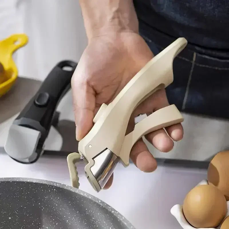 Detachable Pot Handle Tableware Detachable Replacement Clip Hand Grip Universal Ergonomic Kitchen Accessories Removable Pan Pot Handle for Cookware
