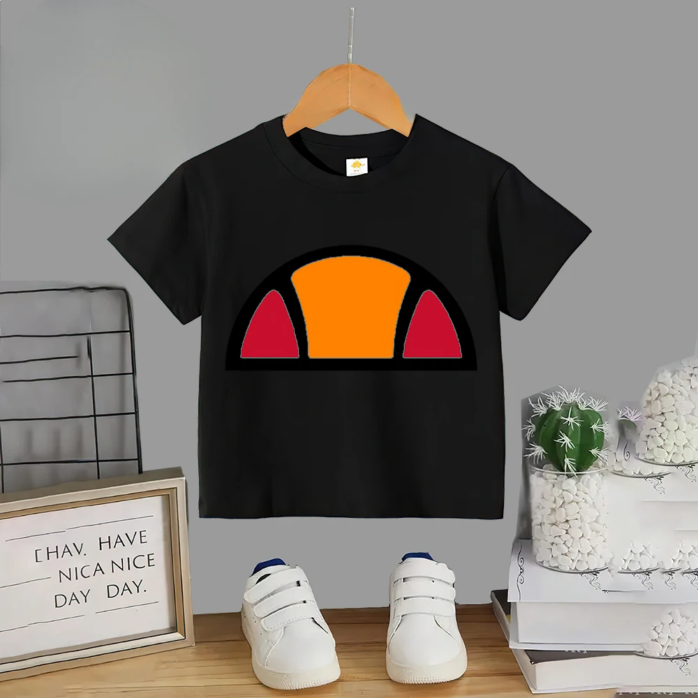 thumbnail image 1 of Ropa de verano para niños, camiseta de algodón estampada con patrón simple, camiseta para niños, niñas y adolescentes, camiseta 100 % algodón, 1 of 5