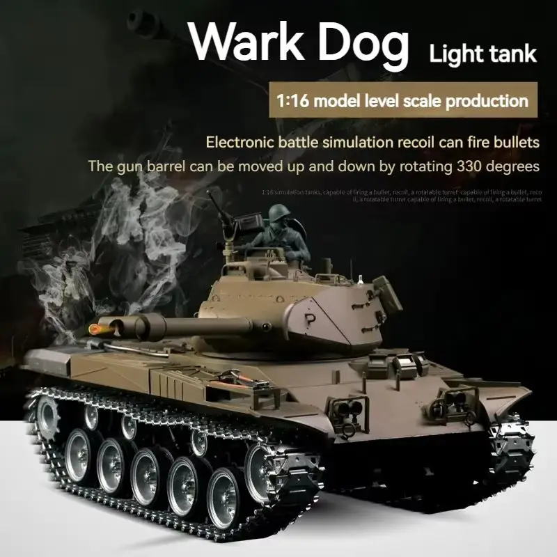 Metal Remote Controlled World War II Military Tank Model Toy