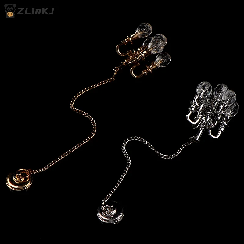 ▶ 1/2PCS 인형의 집 샹들리에 1:12 스케일 천장 조명 인형 집 장 미니어처 램프