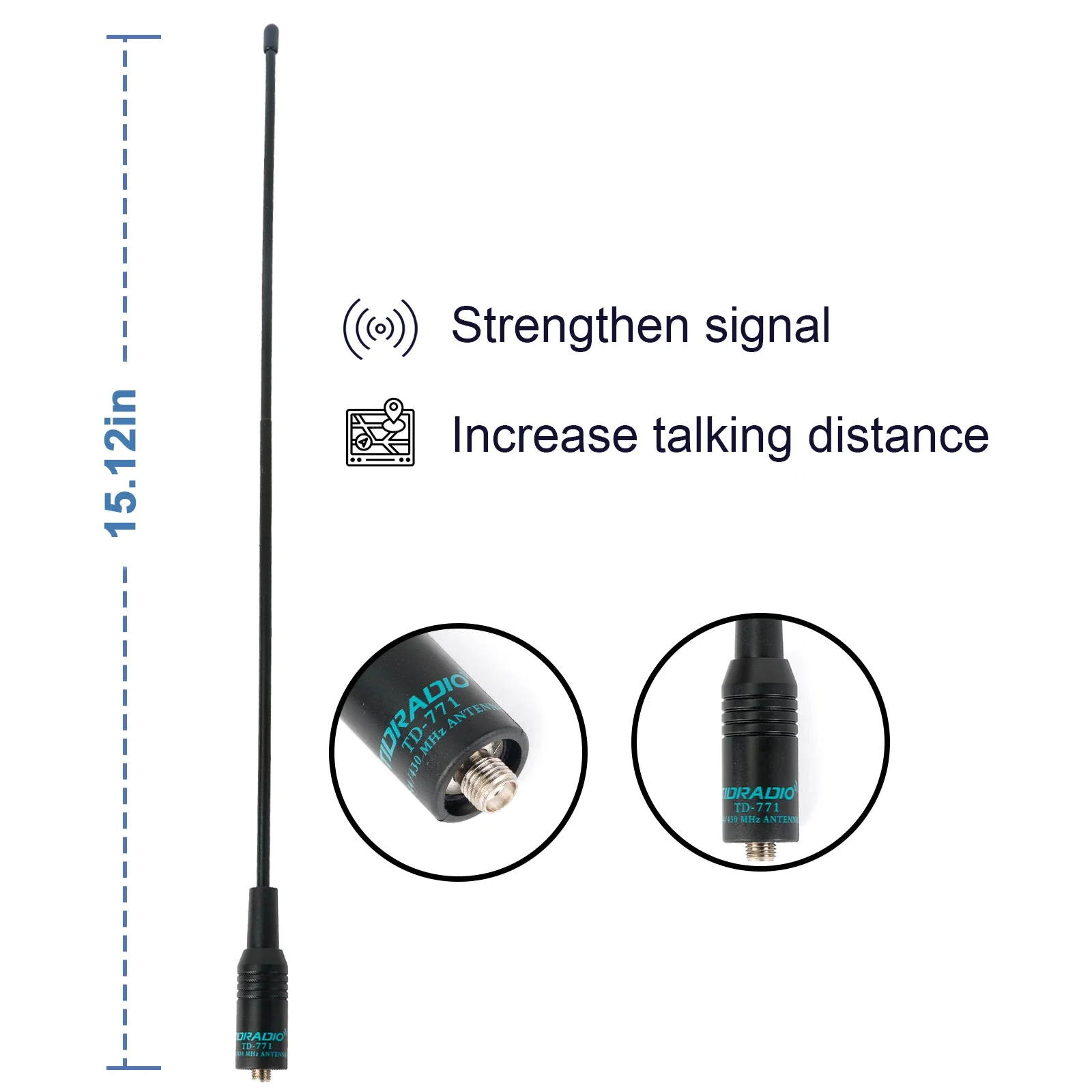 TIDRADIO 771/AM Walkie Talkie Accessorie H3 H8 Better Signal two way radio