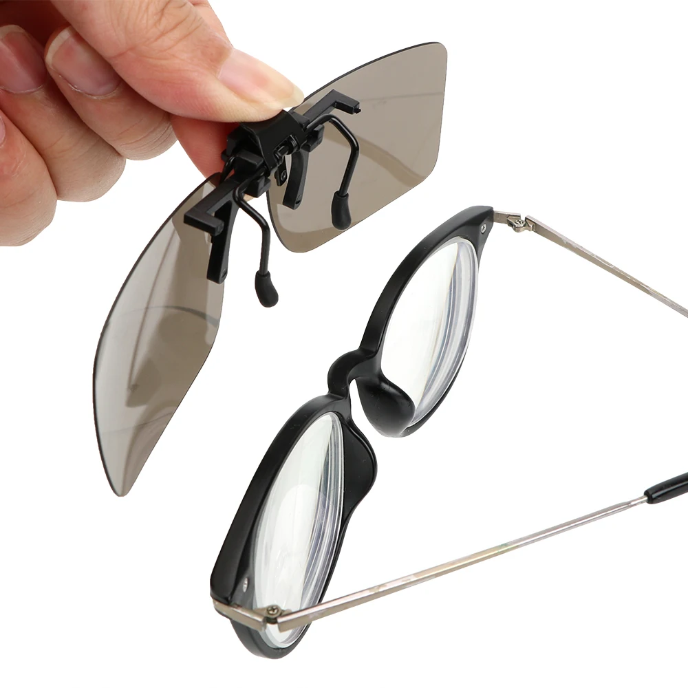 Polarized sunglasses Driving Night Vision Lens Clip On Sunglasses