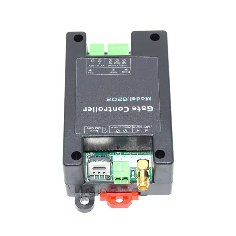 【추수감사절】슬라이딩 도어 오프너용, GSM 2G LTE 게이트 오프너 G202 SMS 원격 제어 차고 문용 단일 릴레이 스위치