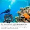 Roadjoy AC02 WiFi Action Camera 64G Card 4K 60FPS Dual Screen 150° Wide Angle 30m Waterproof Sport Camera with Remote Control 5