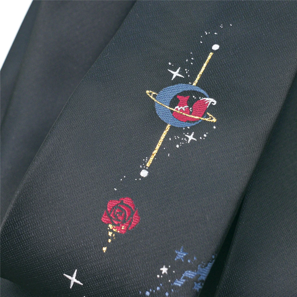 Anime Moon Rose Fox Cosplay Ties Harajuku Lolita Men Women Lovers Red Bow Tie Xmas Gift Prop Clothing Accessories