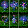 Solar Firework LED Stake Lights Outdoor Garden Decor Pathway Fairy Light Waterproof Yard Lawn Patio Landscape Decor Solar Lamp 4
