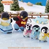 Sylvanian Families Penguin Family Doll Play Toy Children Doll Birthday Play Parent Child Interactive Scene Communication Toy 3