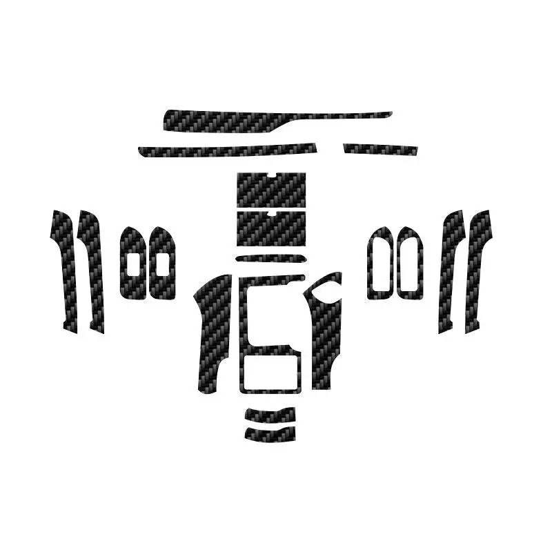 

For Toyota Prado 2011-2017 Car interior carbon fibre Film 5D PET Center console Anti scratch resist film Accessories refit PPF