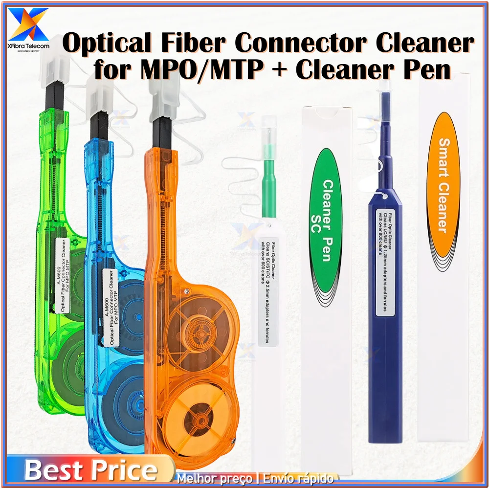 Pulitore Per Fibra Ottica Mpo Mtp Pulitore Con Un Clic Penna Per Pulizia In Fibra Ottica Adattatore Per Connettore In Fibra Ottica Strumento Per La Pu