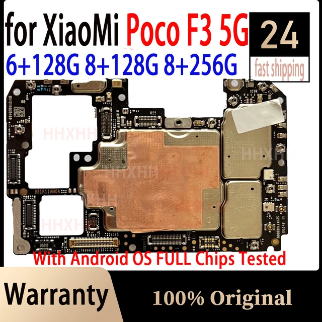 Working For Xiaomi Poco F3 5G Motherboard 8G+128G 8G+256G 100 ...