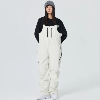 2025 Snow Skiing Pants Alpine Snowmobile Man Windproof Trousers Warm Outdoor Ski Sport Woman Overalls New Couple Winter Clothes 4